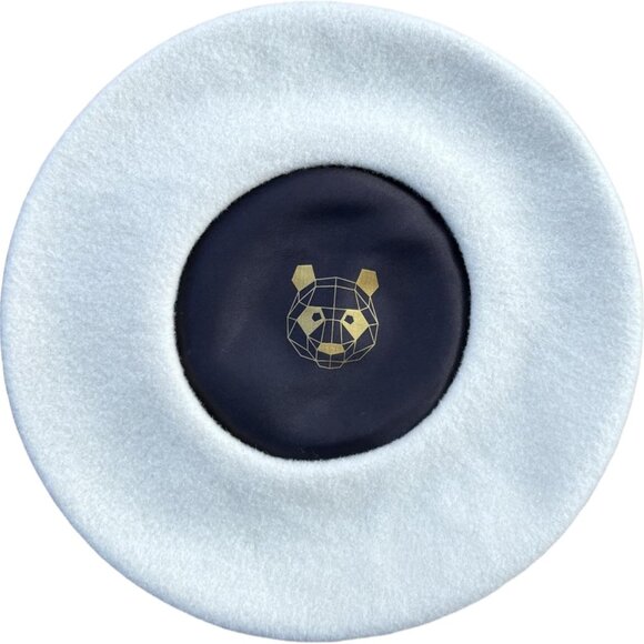 XXL 100% Wool French White Beret Hats for Women Man Painter hat Classic Painter' - Picture 2 of 8